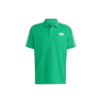 Adidas Originals Adicolor 70s Retro Series Triple Stripe Colorblock Logo Polo mar&scaron;kinėliai Vyri&scaron;ki vir&scaron;ūnės Žalios spalvos IP6976 XXL