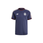 Adidas Originals Adicolor Classics 3 juostelių raidžių spaudinio mar&scaron;kinėliai Vyri&scaron;ki vir&scaron;utiniai drabužiai Tamsiai mėlyni IU2137 M