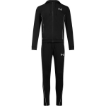 Under Armour sportinis kostiumas su logotipu, su gobtuvu, ilgomis rankovėmis, prigludęs, patogus, madingas, ilgos kelnės, laisvalaikio sportinis komplektas, vyri&scaron;ki sportiniai kostiumai, juodas 1390152-001 S