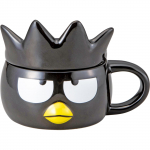 Sanrio 3D Puodelis su 12 x Puodelis su Gimtadienio san4555 Bad Badtz-Maru Dangteliu, Apytiksliai. 300ml, Apie. 12cm, Indai, Kolekcionuojami daiktai, Dangtelis, Dovana, juoda