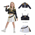 KPOP Demonų medžiotojai Mira Rumi Zoey Cosplay kostiumas Helovinas sceninis 3D spausdintas ra&scaron;tas vaidmenų žaidimo drabužiai 120cm