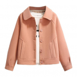 Moteri&scaron;kas rudens-žiemos vilnonis paltas su &scaron;oninėmis ki&scaron;enėmis, su gobtuvu, vienaeilis, laisvas, languotas, vidutinio ilgio, storas, &scaron;iltas vir&scaron;utinis drabužis kasdieniam dėvėjimui, pasimatymams, kelionėms XL