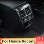 Skirta Honda Accord X 10th 2018 2022 Hybrid ABS automobilio galinio oro kondicionavimo angos i&scaron;leidimo angos rėmo dangčio apdailos priedai B Silver