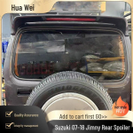 Suzuki Jimny 2007-2018 Galinis spoileris Lengvai montuojamas (Gręžti nereikia) Unpainted Milky White