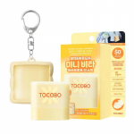 TOCOBO Vita Vandeniui atsparus saulės pie&scaron;tukas Mini rinkinys | SPF50+ PA++++ | Atsparus prakaitui ir vandeniui | Rinkinyje yra riboto leidimo raktų pakabukas | 11 g / 0,38 oz.
