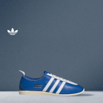 Adidas T galvos batai - Japonijos klasikiniai retro žemi sportiniai batai Adidas trijų lapų dobilė JS3773 35.5 mėlyna