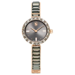 Swarovski Matrix Apyrankės Serijos Laikrodis Kvarcinis Mechanizmas Imituoto Kristalo Apyrankė 25Mm Pilkas Ciferblatas Moteri&scaron;ki Laikrodžiai 5679887 Gray Dial