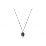 Swarovski Taddeo serijos kaukolės tamsus karoliai vyri&scaron;ki karoliai juodi 5427128 Box+Shopping Bag (Random Color)