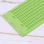 1 rinkinys 9 eilutės 30 langelių prakti&scaron;ka mokyklinė plastikinė Brailio ra&scaron;to ne&scaron;iojama ra&scaron;ymo lentelė su ra&scaron;ikliu