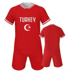 Turkijos futbolo mar&scaron;kinėlių ir &scaron;ortų komplektas Futbolo komandos uniforma Sportinis kostiumas XS