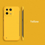 Berėmio plonos odos kieto kompiuterio galinio dangtelio dėklas, skirtas Xiaomi 13 Pro Lite Xiaomi13 Pro Ultra 12X 12 Pro 12Pro ShockProof Fundas Coque For Xiaomi 12 Pro geltona