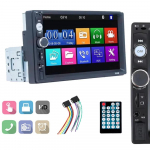 7 colių 1DIN MP5 automobilio radijas 7010B/7012B/7018B/7023/ Universalus, jutiklinis ekranas, FM, USB, Bluetooth, AUX multimedija su ekranu 7010B