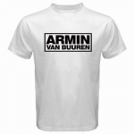 Armin Van Buuren Logo balti unisex mar&scaron;kinėliai S