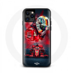 Coque iphone 13 pro Formula 1 Rouge sebastian vettel