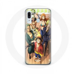Coque pour Samsung Galaxy A20 One Piece Luffy Affiche Equipages Manga Anime - Maniacase