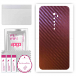 apgo skin sticker film foil vinyl for the BACK compatible with Oppo Reno2, scratch-resistant, easy to install - Carbon Chameleon CAKA5