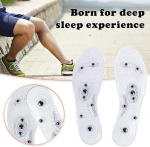 1 pair Magnetic Shoe Insoles,Magnetic Therapy Foot Massager Shoe Pad for Men & Women,Anti-Fatigue Shoe Insoles &ldquo;S&rdquo;、&ldquo;M&rdquo; balta