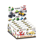 1 komplektas i&scaron; 10 su LEGO suderinamų mini blokelių, populiarūs žaislai Korėjoje gray
