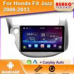 Android Auto Automagnetola HONDA FIT JAZZ 2007-2014 multimedijos grotuvas 4G DSP Carplay 2din Pagrindinis įrenginys Jutiklinis ekranas SWC RDS BT 4 core 1GB+32GB carplay