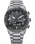 Citizen Promaster Sky serijos Eco-Drive vyri&scaron;kas laikrodis JV2006-55H pilka