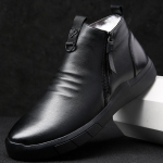 Vyri&scaron;ki Batai Natūrali Oda 100% Vilnos Pamu&scaron;alas Žieminiai Super &Scaron;ilti Lauko Ankle Boots Sniego Batai Vyri&scaron;ki Chelsea Batai Laisvalaikio Batai 38
