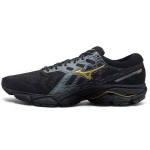 Mizuno Wave Ultima 12 amortizuojantys patvarūs žemi bėgimo bateliai vyri&scaron;kas sportbačio juodas auksas J1GC211850 43