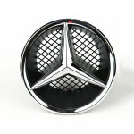 Automobilio grotelių emblema Žvaigždės ženklelis Priekinių grotelių logotipas Mercedes Benz W204 W205 W213 W253 W166 A B C E CLA GLB GLC GLE GLS Aksesuarai GLC GLE GLS 15-19