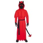 Vaikų Helovino Cosplay Kostiumas Unisex Berniukams Mergaitėms Ilgomis Rankovėmis Vir&scaron;utinė Dalies ir Kelnaičių Rinkinys Karnavalo &Scaron;ventės Kostiumas XL red