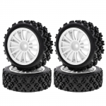4vnt 72*45*26mm guminių padangų rato keitimas, skirtas Tamiya XV-01 XV01 TA06 TT-01 TT-02 PTG-2 1/10 balta