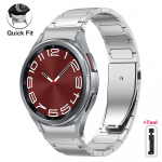 Greitai užsegamas titano dirželis Samsung Galaxy Watch 7 6 5 4 40mm 44mm prabangi apyrankė GALAXY 6Classic 43mm 47mm 5Pro 45mm apyrankė For Galaxy 7 40 44mm