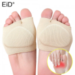 EiD silikoniniai padikaulių rankovių pagalvėlės Pusės pir&scaron;to pėdos padas priekinės pėdos gelio pagalvėlės pagalvėlės pusės kojinių atramos Apsaugo nuo nuospaudų atsiradimo pūslelių L
