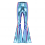 Vyri&scaron;kos kelnės Night Club Metallic Disco Pants Bell Bottom Ilgos kelnės XXL