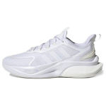 Adidas Alphabounce Plus Trys Balti Vyri&scaron;ki Sportbačiai Debesies Baltumo Pagrindinės Baltumo HP6143 44