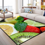 3D kilimas svetainei Spalvingas akmenimis spausdintas kempinės kilimėlis miegamojo virtuvės kilimėliui, neslystantis vonios kambarys 160x230cm