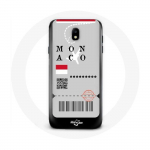 Coque pour Samsung Galaxy S5 Billet d'avion Monaco