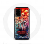 Coque pour Samsung Galaxy S11 Plus Stranger Things Teaser Saison 4 Affiche Personnages Art