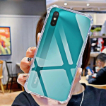 Mink&scaron;tas silikoninis smūgiams atsparus skaidrus dėklas, skirtas Xiaomi Redmi 9A HD TPU permatomų dangtelių apvalkalas, skirtas Redmi9A 6,53 M2006C3LG, apsaugantis nuo įbrėžimų For Redmi 9A gryna