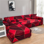 Elastingi L formos sofų užvalkalai svetainei, &bdquo;Funda&ldquo; sofai, sofos užvalkalams, kėdės apsaugai, S/M/L/XL geometriniai sofos užvalkalai, pirkti 2 vnt. S Size(90-140cm)1pc
