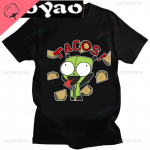 Anime Invader Zim Invader Gir Graphic T-shirt Zim Image Cartoon T-shirt Unisex Unisex Cotton Tee Shirt Madingi mar&scaron;kinėliai Streetwear Tops Unisex L