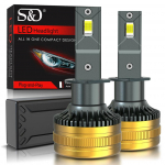 2vnt H7 H4 Led priekinių žibintų lemputės 6500K H1 H8 H11 Led 9005 HB3 9006 HB4 automatinė lempa 9012 Hir2 didelės galios 120W 60000LM Canbus CSP mikroschemos priekinis žibintas H1