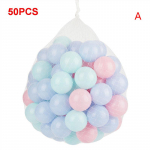 Juokingi 100/200 spalvingi kamuoliukai, mink&scaron;ti plastikiniai vandenyno kamuoliukai, kūdikių vaikų baseino žaislai 50PCS