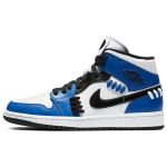 Air Jordan 1 Mid Sisterhood Moteri&scaron;ki sportbačiai Mėlyni Game-Royal Juodi CV0152-401 35.5