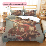 AS Roma Ra&scaron;tų Lovatiesė Namų Dekoras Gimtadienio Dovana (1 * antklodės užvalkalas + 2 * pagalvės užvalkalai, be &scaron;erdies) 135x200cm