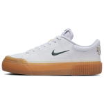 Nike Court Legacy Lift Balti Sail Vintažiniai Žali Guminiai Geltoni Moteri&scaron;ki Laisvalaikio Batai FV5526-100 36