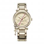 Vivienne Westwood Kvarcinis laikrodis Nerūdijančio Plieno Apyrankė Auksinis Ciferblatas 50 Metrų Atsparus Vandeniui Moteri&scaron;ki Laikrodžiai Sidabrinis VV006KGD Regular Watch Box