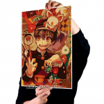 Anime tualetas suri&scaron;tas Hanako Kun plakatai baltai padengto popieriaus tapyba Paveikslėliai namų dekoravimui Sienų lipdukai Kambario dekoravimo freska 42x30cm