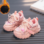 Mergaičių sportbačiai su blizgučiais, kūdikių madingi &scaron;ilti bėgimo sportiniai bateliai