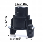 Dulkių siurblio adapterio priedai Pakaitinis valiklis Žarnos laikiklis Movos tvirtinimo keitiklis, skirtas &scaron;lapiam ir sausam dulkių siurbliui 6.7*7.3cm