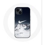 Dėklas iPhone 14 - Nike - Žiemos Sniego Logotipas - Lankstus - Sintetinis - Unisex