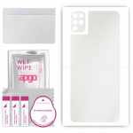 apgo Protective Skin Sticker for the back compatible with LG K42, Wrap Film, Foil, Vinyl - Pattern Matte Transparent